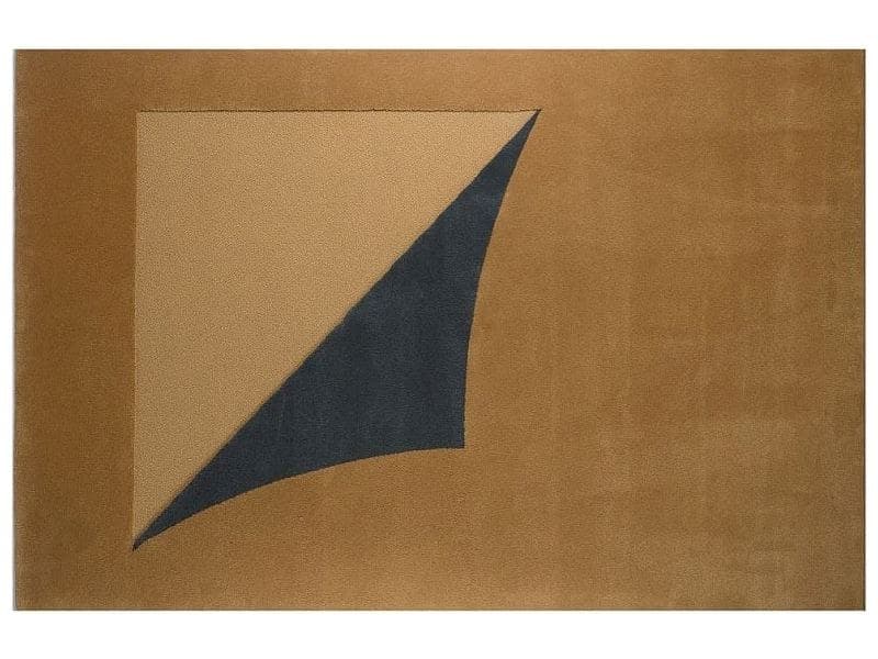 Carpeta Pliegue: fondo tostado con una cuña azul profundo
